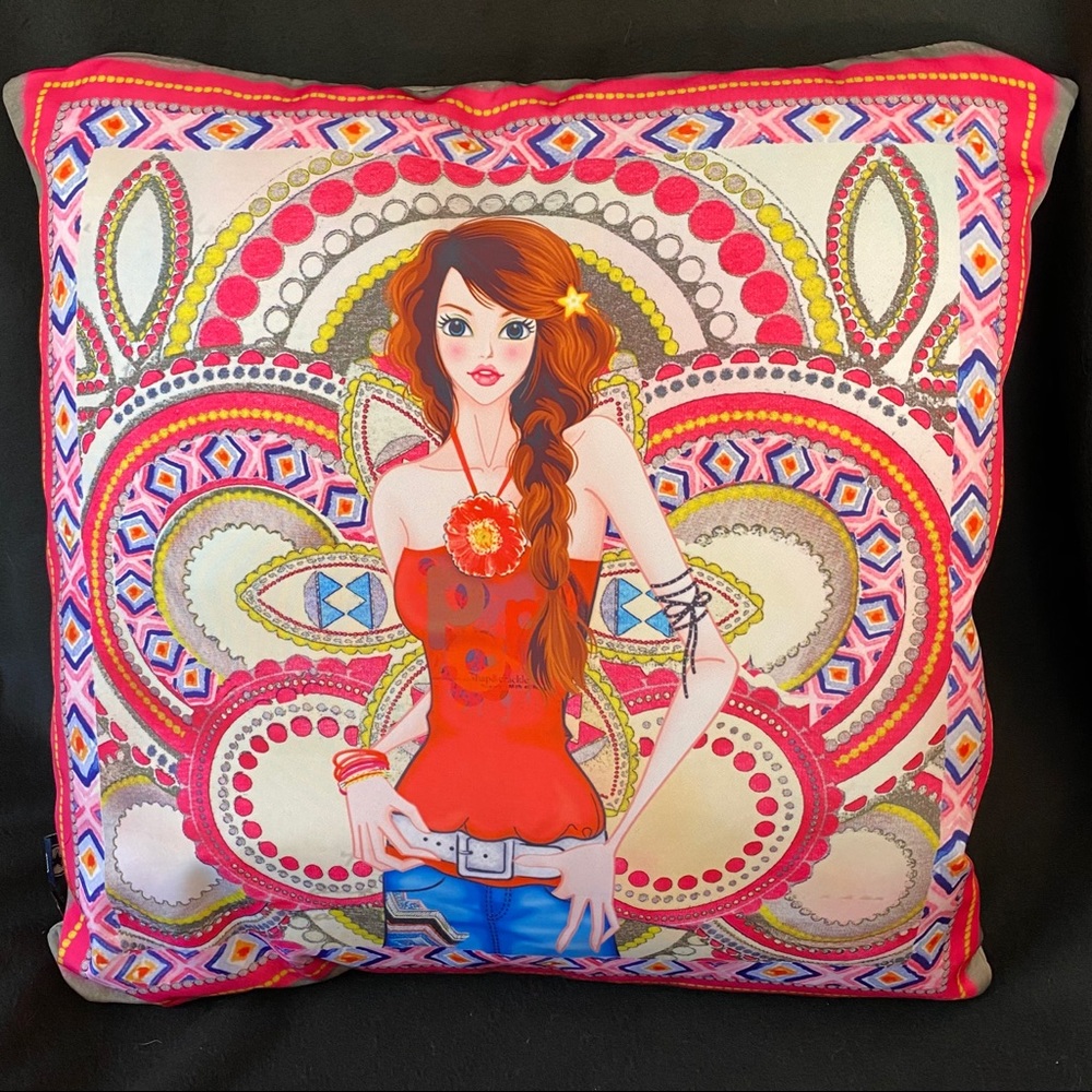 NICOLE LEE MARINA FASHION ACCENT PILLOW COVER
